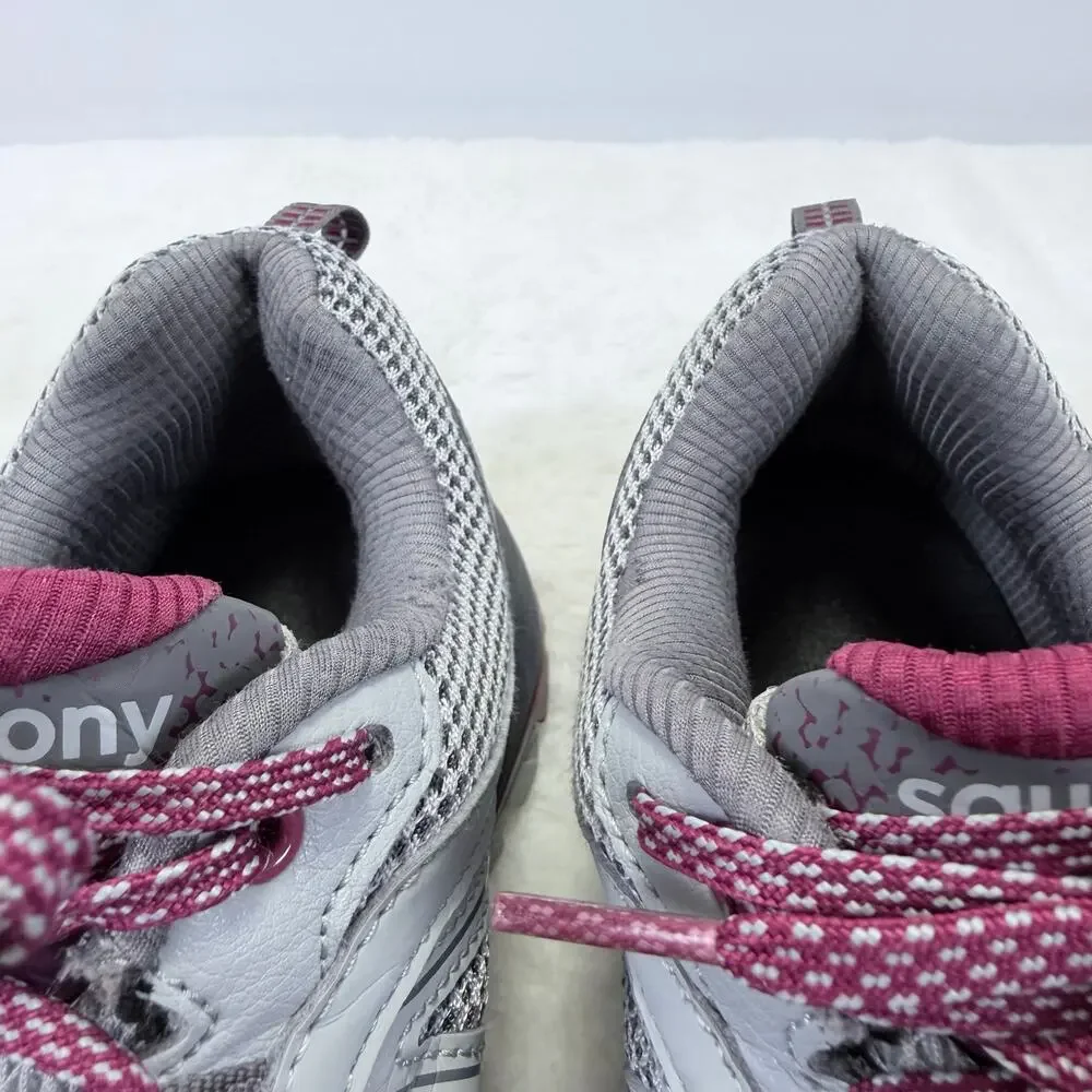 Saucony Excursion TR9 Trail Running Shoes Gray Plum Womens Size 8 Wide